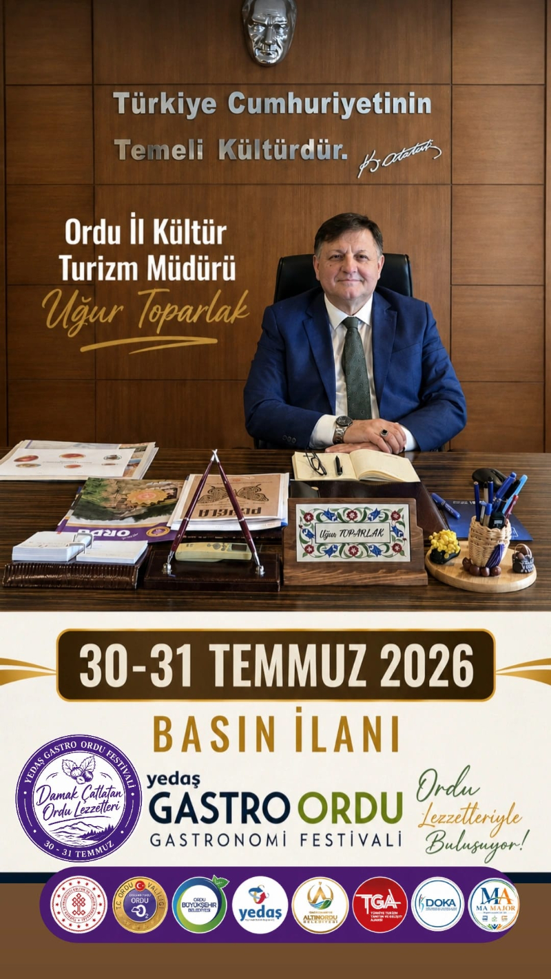 ORDU, GASTRONOMİ VE TURİZMİN BULUŞMA NOKTASI OLUYOR