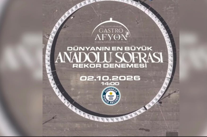 8. Uluslararası Gastro Afyon’da Tarihi Rekor: 81 İlin Lezzeti Tek Sofrada Buluştu! 8. Uluslararası Gastro Afyon’da Tarihi Rekor: 81 İlin Lezzeti Tek Sofrada Buluştu!