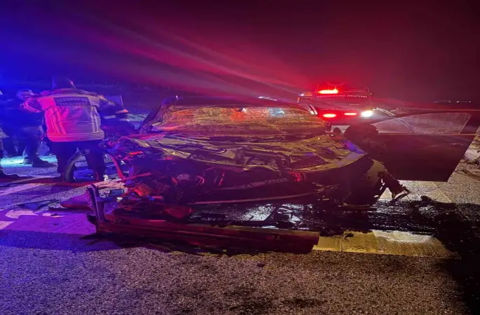 10 yıl hapis cezası bulunan şahıs trafik kazasında hayatını kaybetti
