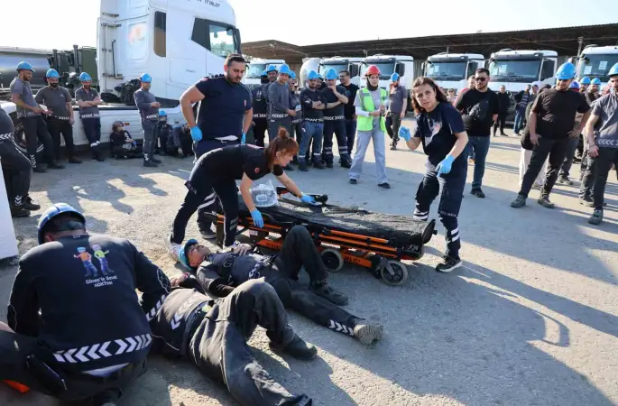 112 görevlileri tatbikatı gerçek zannetti
