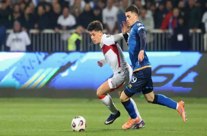 2026 FIFA Dünya Kupası play-off final: Kosova: 0 - Türkiye: 0 (İlk yarı)
