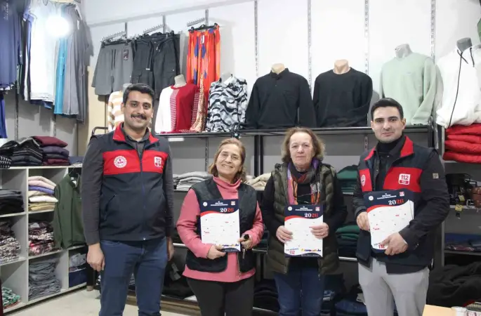 Acil Çağrı Merkezi ekipleri esnafı bilgilendirdi
