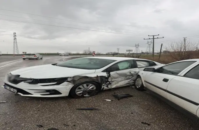 Adıyaman’da zincirleme kaza kamerada
