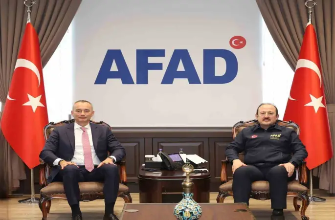 AFAD Başkanı Pehlivan, Gazze Barış Kurulu Yüksek Temsilcisi Mladenov’u kabul etti

