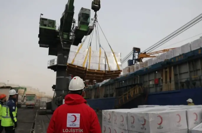 Afyonkarahisar’dan Gazze’ye 7 bin çift ayakkabı yardımı
