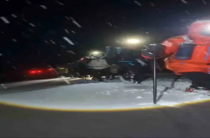 Ağrı Dağı’nda zirve tırmanışı yarıda kaldı
