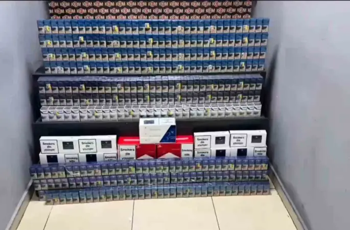 Ağrı’da 2 bin paket kaçak sigara ele geçirildi