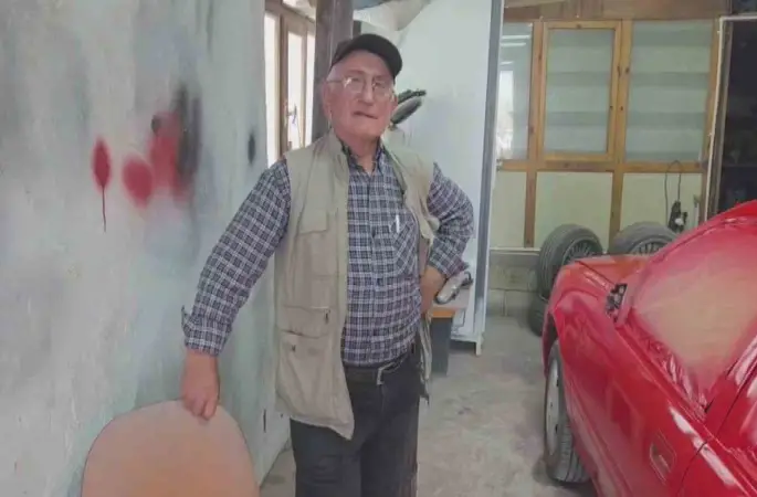 Ahırdan kaçan danalar oto tamirciyi bastı, görgü tanığı o anları anlattı: "Nazikçe geldiler, nazikçe gittiler"
