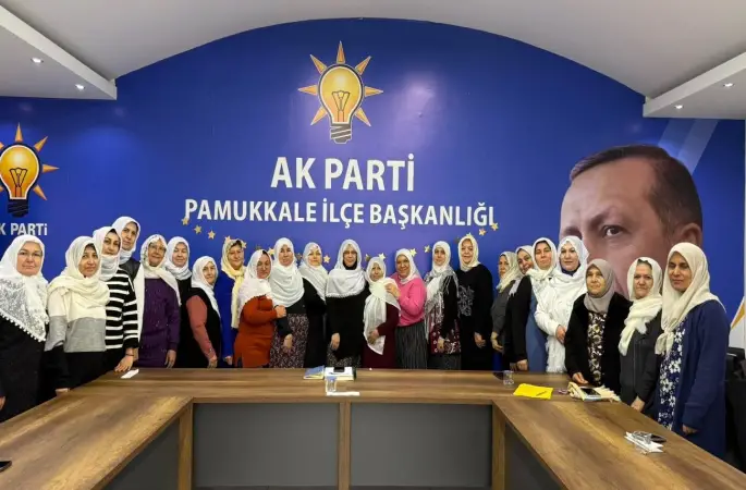 AK Partili kadınlardan Başkan Zeynep Güneş’e şalvarlı destek
