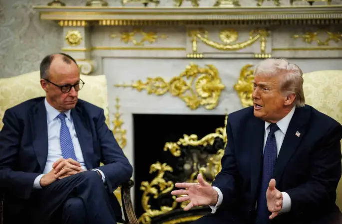 Almanya Başbakanı Merz, Beyaz Saray’da Trump ile bir araya geldi
