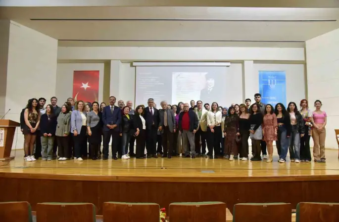 Anadolu Arkeolojisinin duayeni Fahri Işık, MSKÜ’de öğrencilerle buluştu
