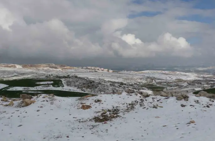 Ankara’da kar manzaraları dronla görüntülendi
