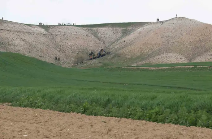 Ankara’da kaza kırıma uğrayan helikopterle ilgili incelemeler devam ediyor
