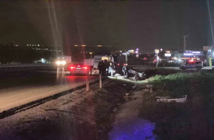 Ankara’da kontrolü kaybeden araç takla attı: 1 ölü, 2 yaralı
