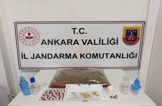 Ankara’da uyuşturucu operasyonu: 1 gözaltı

