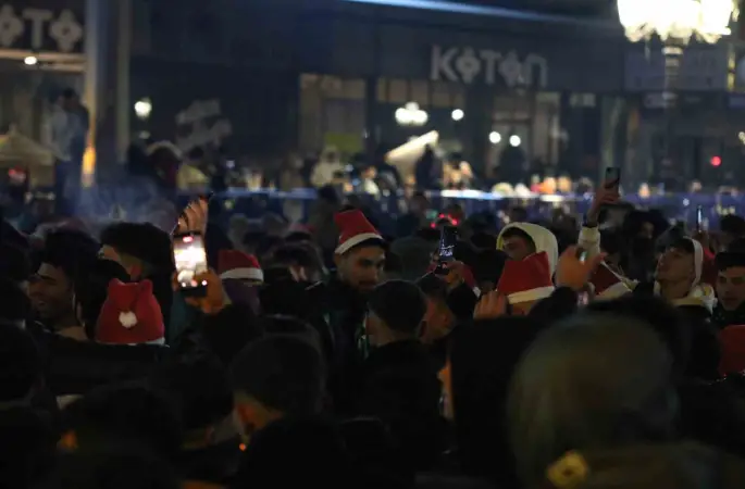 Ankara’da yeni yıl coşkuyla karşılandı
