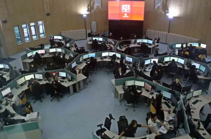 Antalya’da 112 Acil Çağrı Merkezine 2025 yılında 3 milyon çağrı geldi, yüzde 54’ü asılsız çıktı
