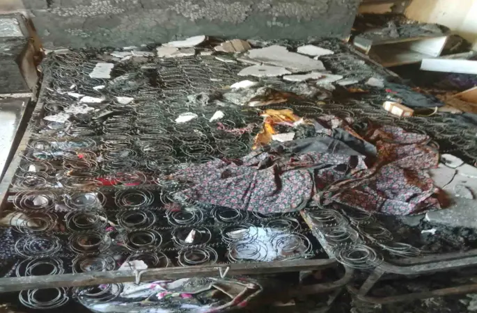 Araban’da kırsal mahalledeki ev yangınında eşyalar küle döndü
