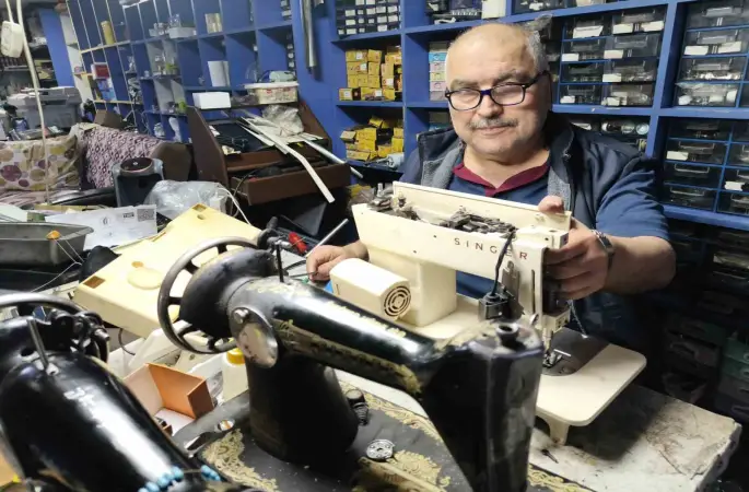 Arıza yapan makine İhsan Usta’nın hayatına yön verdi
