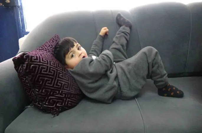 Asrın felaketinin simge bebeklerinden Korkmaz bebek şimdi 3 yaşında
