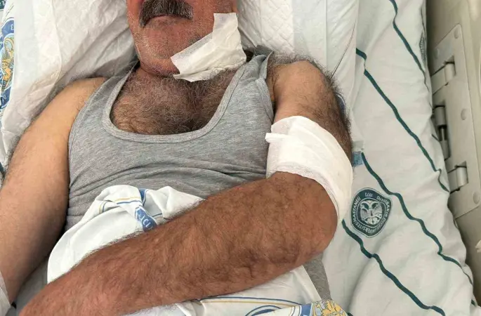 At sahibini boğazından ısırarak ağır yaraladı
