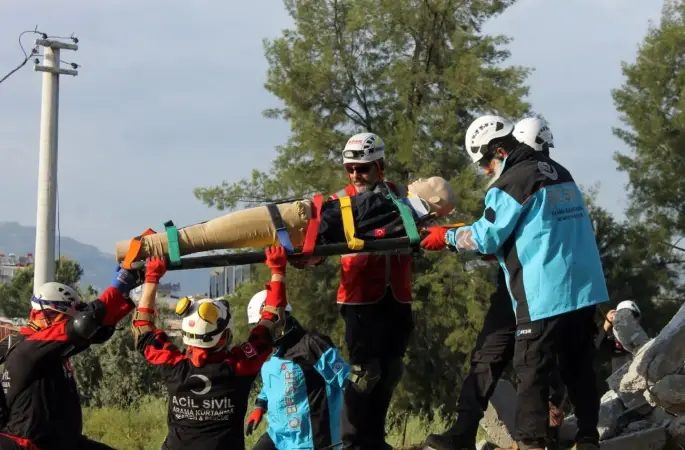 Aydın’da arama kurtarma tatbikatı yapıldı
