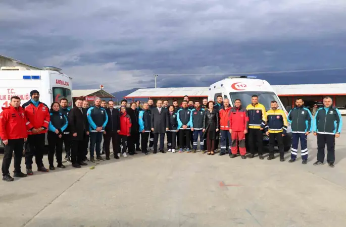 Aydın’da UMKE personeline ambulans sürüş güvenliği eğitimi
