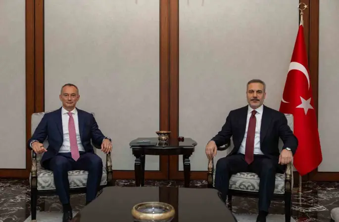 Bakan Fidan, Gazze Yüksek Temsilcisi Mladenov’u kabul etti
