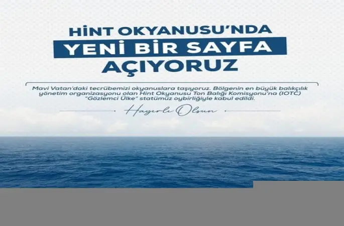 Bakan Yumaklı: "Mavi vatandaki tecrübemizi okyanuslara taşıyoruz"
