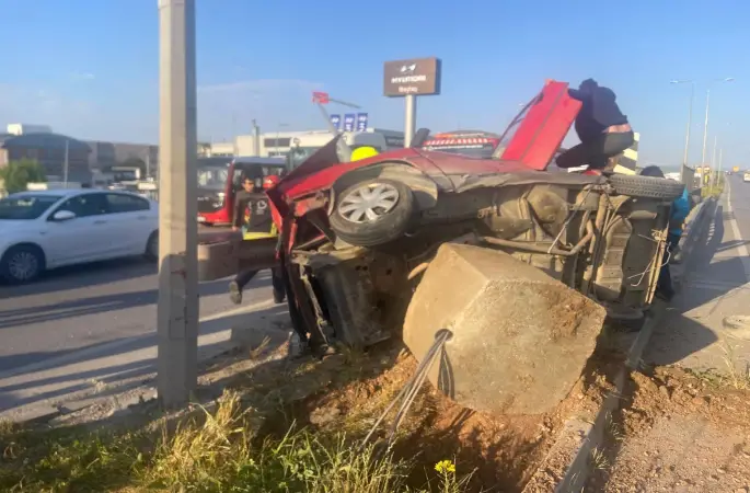 Bandırma’da kaza: 1 yaralı
