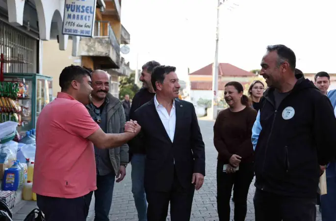 Başkan Aras Bafa’da halkla buluştu
