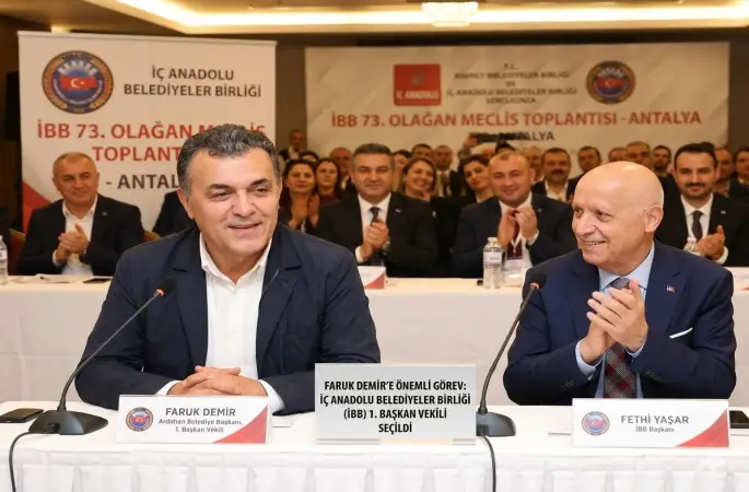 Başkan Demir, İç Anadolu Belediyeler Birliği 1. Başkan Vekili seçildi

