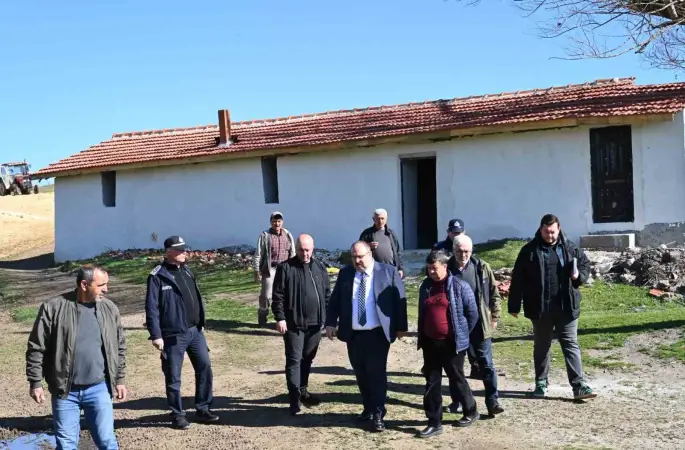 Başkan Hamamcı Dutluca Mahallesi’nde incelemelerde bulundu
