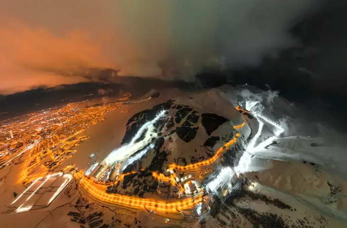 Başkan Sekmen: "Palandöken sadece gündüzün değil, gecenin de zirvesi"
