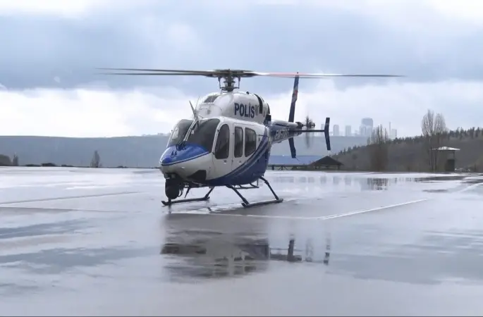 Başkentte bayramın son gününde trafik hareketliliği havadan takip ediliyor
