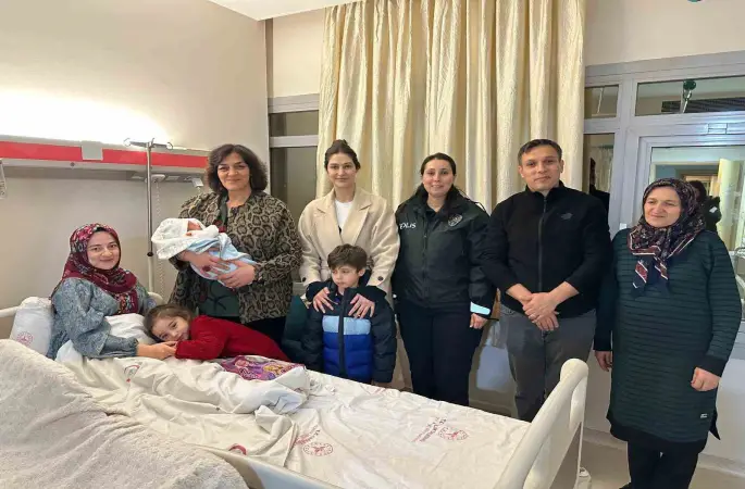 Başkomiser Çekerekli’nin sevincine ortak oldular
