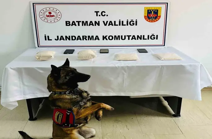 Batman’da 3 kilo kannabinoit ele geçirildi
