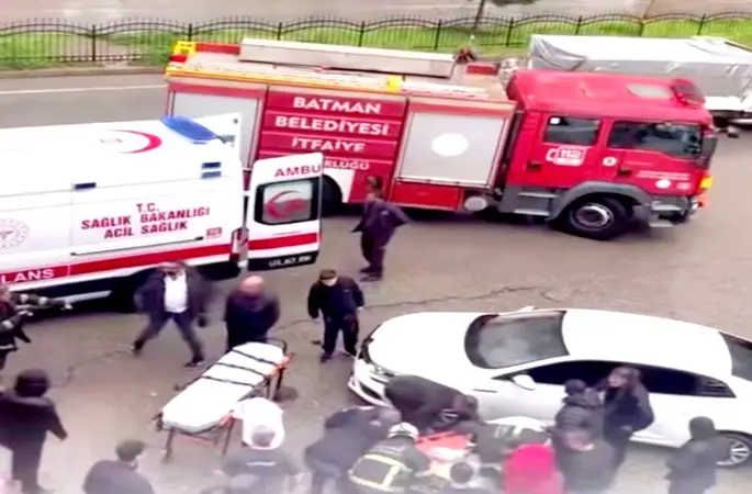 Batman’da otomobilin çarptığı yaya ağır yaralandı
