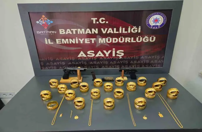 Batman’daki kuyumcu soygununda 8 şahıs yakalandı
