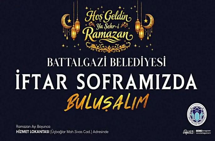 Battalgazi Belediyesi’nden Ramazan’da iftar hizmeti
