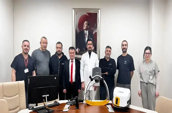 Bayburtlu hayırsever hastaneye otomatik kalp masajı cihazı bağışladı
