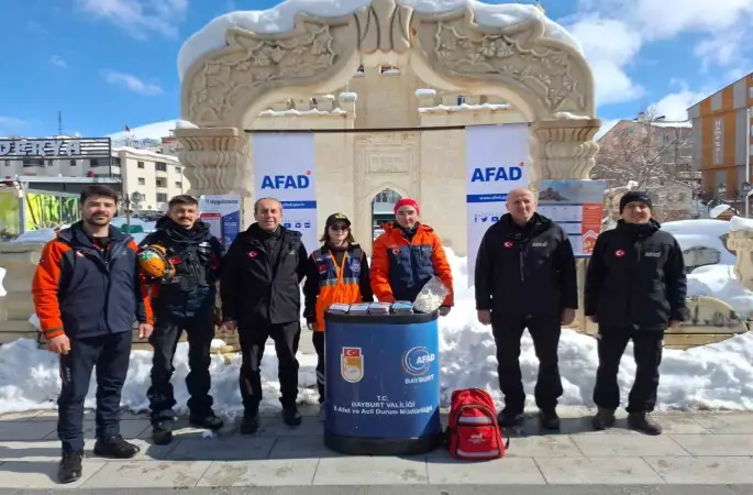 Bayburt’ta ’Deprem Haftası’ etkinlikleri başladı
