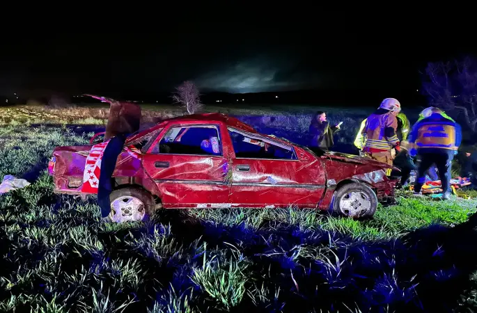 Bayram arifesinde feci kaza: 1 ölü, 1’i ağır 3 yaralı
