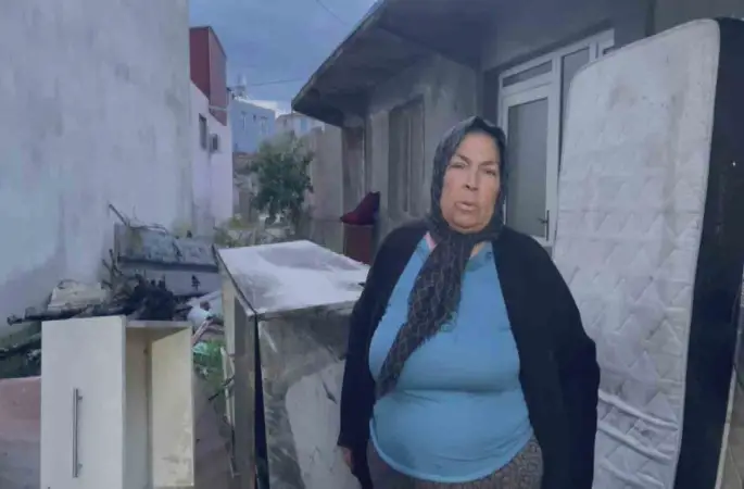 Bayram günü yangın afetini yaşadılar
