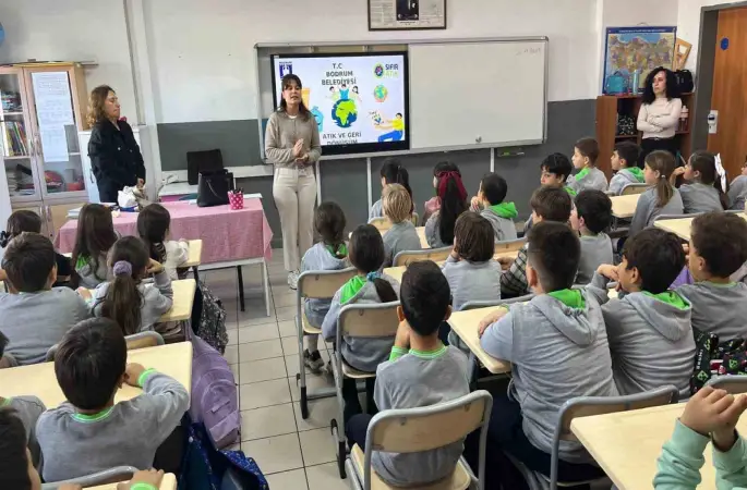 Belediyeden çocuklara sıfır atık eğitimi
