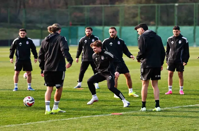 Beşiktaş, Galatasaray maçı hazırlıklarını tamamladı
