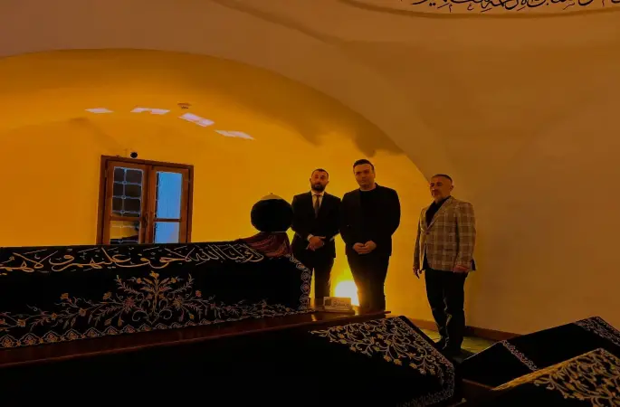 Bilecik’te Şeyh Edebali Türbesi’ne anlamlı ziyaret
