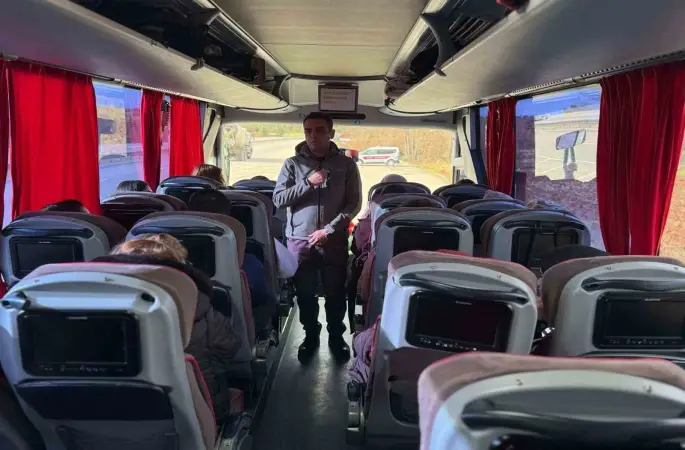 Bilecik’te sivil otobüs denetimi yapıldı
