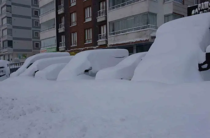 Bitlis mart ayında kara gömüldü

