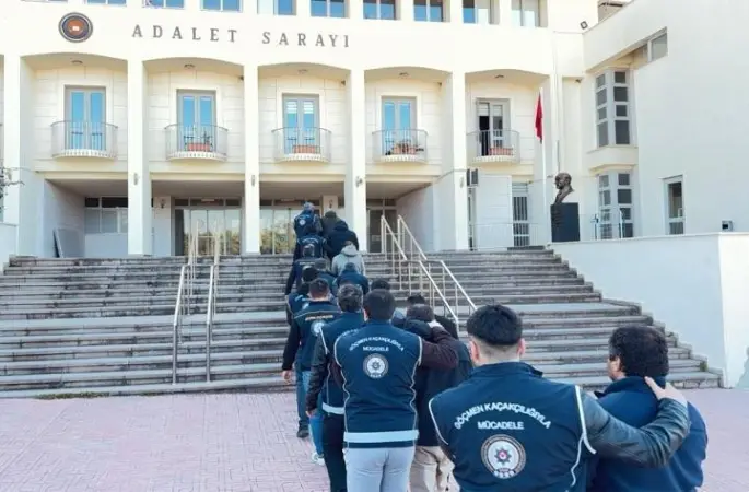 Bodrum’da göçmen kaçakçılığına 9 tutuklama
